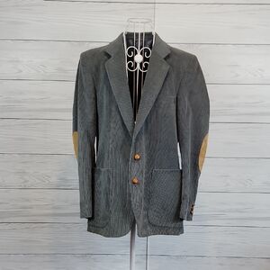 Vintage Jaguar Corduroy Sport Jacket In Grey Mens Size 42 R